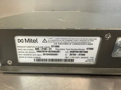 Mitel ST100A Voice Switch St006 600-3100-01 (12.5.5)