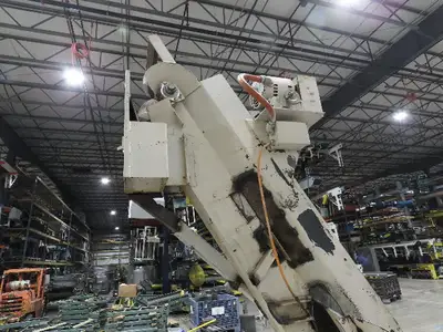 Spectrum Automation 0345HD Steel Hopper Parts Feeder Floorbin Elevator Conveyor