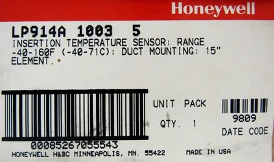 NEW HONEYWELL LP914A-1003-5 TEMPERATURE SENSOR 15" LP914A10035