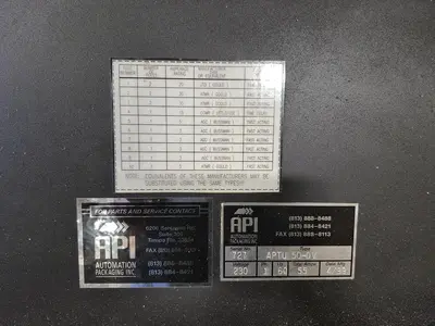 Used 1999 API (AUTOMATION PACKAGING INC.) APTU 50-DV Shrink Tunnels British Columbia CA | Steep Hill Equipment Solutions #1377732