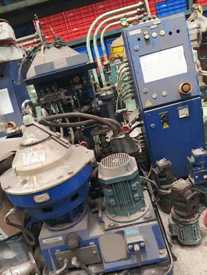 (6) Alfa-Laval P-610 SGP-11 lube oil purifiers, SS.
