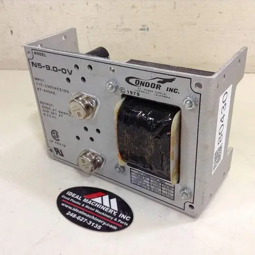 Used CONDOR N5-9.0-0V Power Supplies Michigan US | Ideal Machinery #595967