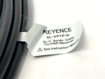 New | in-Stock KEYENCE Light Curtain Receiver Cable, PNP, 7m Light Curtains & Grids Michigan US | Maverick Industrial Sales #1402498