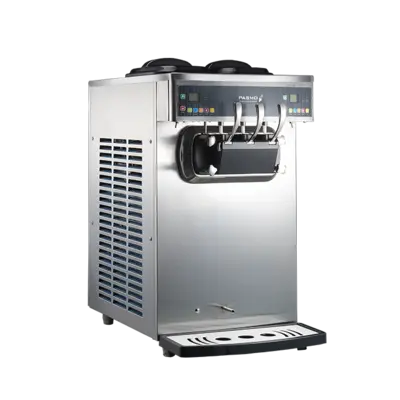 186-0003 Pasmo S230FA2 Tabletop 2 Flavor Twist Ice Cream Dispenser Freezer