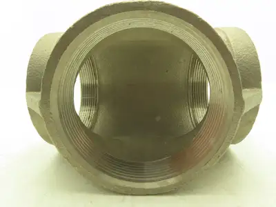 316 Stainless Steel Pipe Tee 4" NPT Class 150