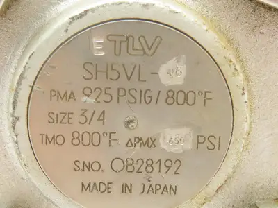 TLV SH5VL-46 Vertical Inline Free Float Steam Trap 650 PSI 3/4" NPT