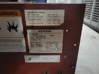Used SIEMENS 88H3533064A1AT Switchgears British Columbia CA | Lenmark #240630