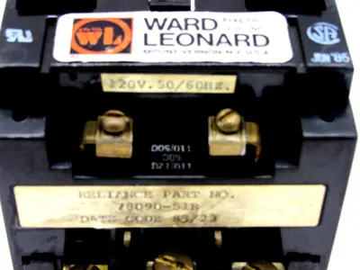 USED WARD LEONARD 78090-51R CONTACTOR 7809051R