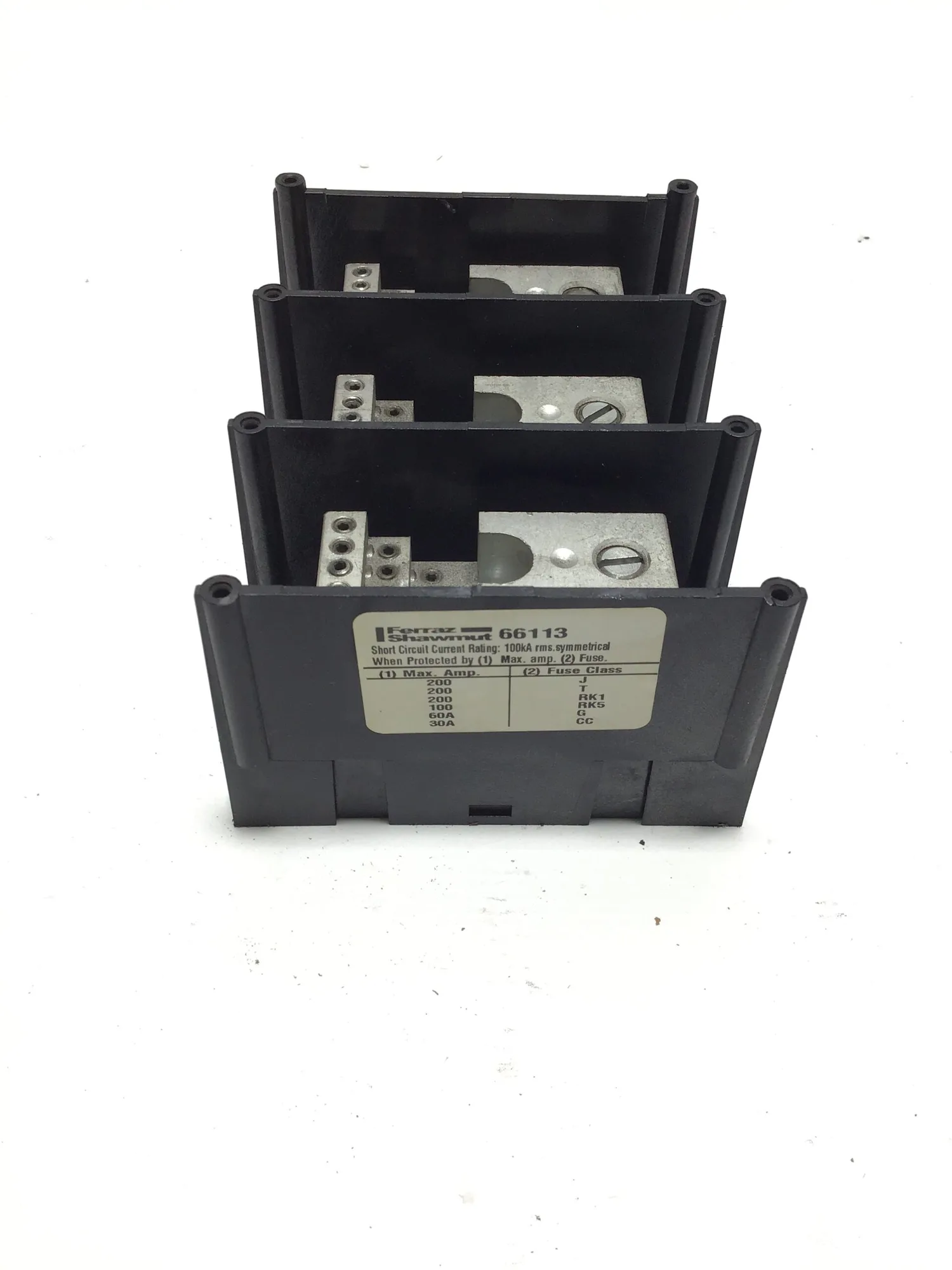 Ferraz Shawmut 66113 Power Distribution Block 100kA 200Amp