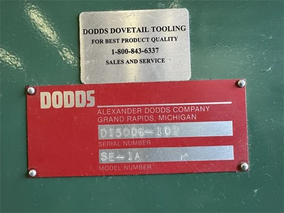 Used DODDS SE - 1A Woodworking Dovetailers California US | MachineryMax #1304781