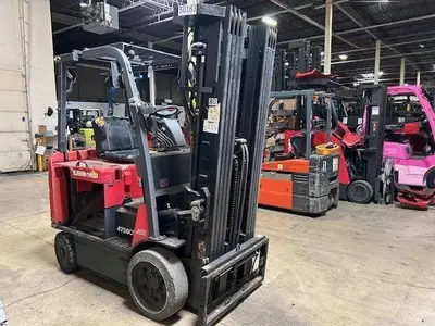 Used 2020 RAYMOND 4750C50S 4-Wheel Sit down Electric Counterbalance Forklifts Illinois US | Somerset Equipment Sales #1546135