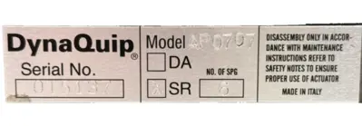 NEW DYNAQUIP AP0707