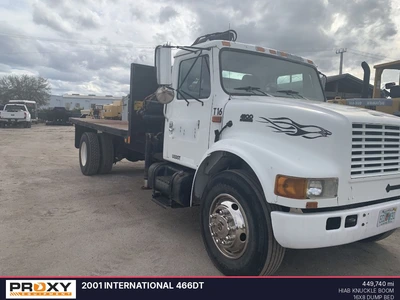 Used 2001 INTERNATIONAL 466DT Truck-Mounted Cranes Florida US | Proxy Equipment #1384987