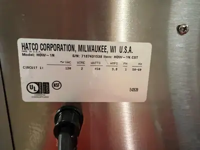 Used Hatco Used Hatco HDW-1N Narrow Drawer food Warmer - 120V, 450W Heated Cabinets & Displays Illinois US | Falcon Restaurant Supply #1375208