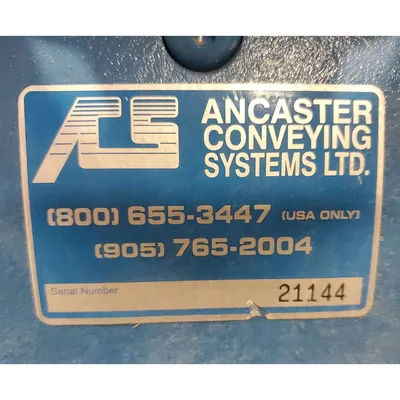USED ANCASTER CONVEYING MD8