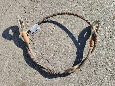 5/8" x 8 ft Lifting Wire Rope Sling Type 1-Leg