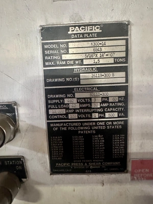 PACIFIC K300-14 Hydraulic Bender | Norcal Machinery (2)