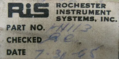 USED ROCHESTER INSTRUMENT SYSTEMS AN113 CIRCUIT BOARD