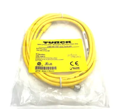 New | in-Stock Turck picofast Connection Cordset M8 Male to Fem. U99-10815 Electrical Fittings Michigan US | Maverick Industrial Sales #1423229