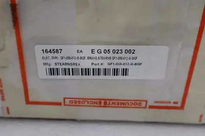 STEARNS 1056012I0BQF BRAKE ASSY-STD NEW  W/O GEAR  REV-B NEW IN BOX STOCK G4A