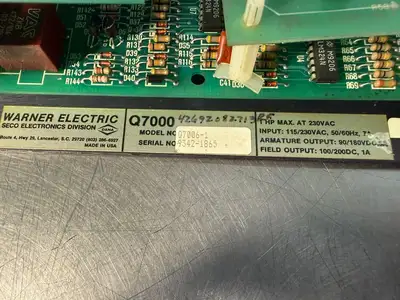 Warner Electric Q7000 DC Drive Q7006-1 (12.5.1)