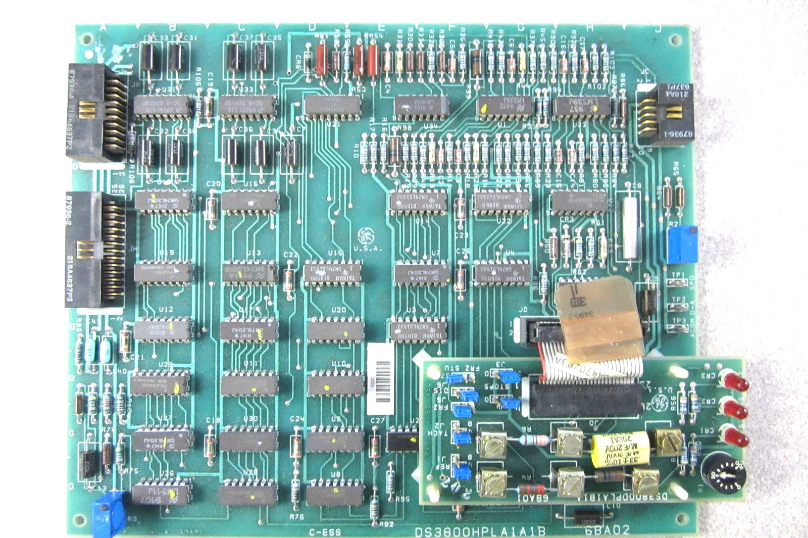 USED GENERAL ELECTRIC DS3800HPLA1A1B INTERFACE CARD PANEL