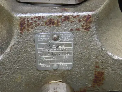 Graco 241086 Pneumatic Extrusion Pump 5 Gal Pail Lifter Unloader *Read