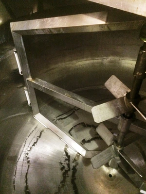 13,500L S/S JKTD Contra Rotational  mixing vessel 5.5 kW