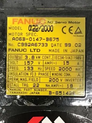 USED FANUC A06B-0147-B675