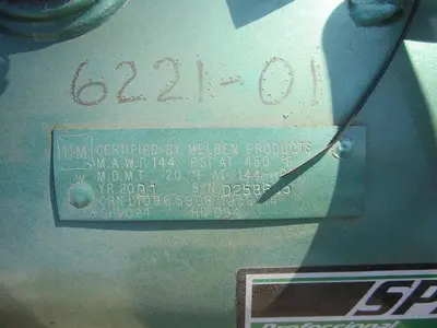 Tank, 12 Gallon, S/st, Air Rec, 144 PSI, Speedaire #S739243