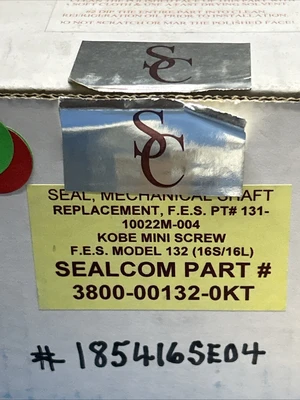 SEALCOM 3800-00132-0KT Seal New in Box Fast 🇺🇸 Shipping + Warranty