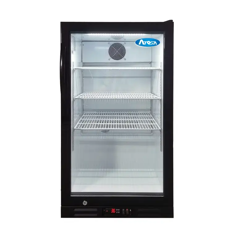 New | in-Stock Atosa New Atosa CTD-7T Compact Countertop Merchandiser, 7 Cu Ft, with Digital Thermostat Display Refrigerators Illinois US | Falcon Restaurant Supply #1375577