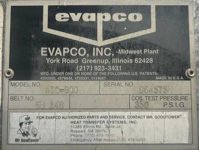 USED EVAPCO ATC-800