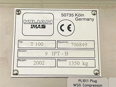 Used KILIAN _UNKNOWN_ Tablet Presses Connecticut US | DMC Industries #1281633
