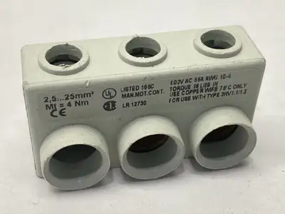 3RV1915-5A | Siemens  Busbar Connector 3-Pole 5A 690V - Used