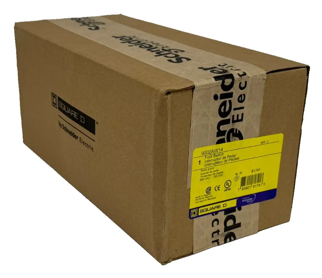 NEW SEALED SQUARE D 9002AW14 FOOT SWITCH 600VAC 250VDC SER. C