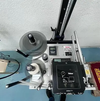 Weber Model 4300 Pro Apply Labeler and Printer