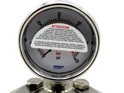 NEW WIKA RF-316LSS PRESSURE GAUGE FLANGE 1.5"-150 RF316LSS