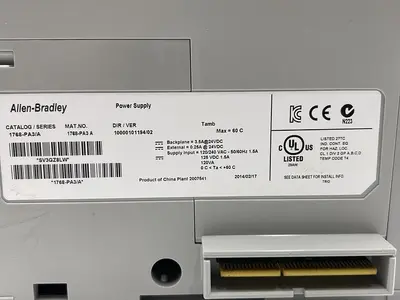 Used ALLEN-BRADLEY ALLEN-BRADLEY 1768-PA3 SER A PLC Input & Output | ND Industrial Surplus #1215190