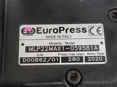 USED EURO PRESS PACK MLP22MAX1-059581A