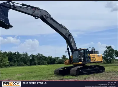 Used 2016 DEERE 470G LC Excavators Texas US | Proxy Equipment #1380714