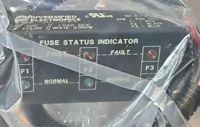 Diversified Electronics BFA200 FUSE STATUS INDICATOR. Loc3D-22