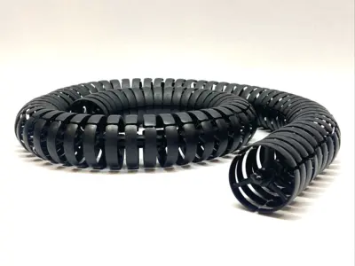USED IGUS TRIFLEX R CABLE CARRIER 3D MULTI-AXIS CHAIN 45 1/2" SECTION