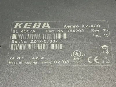 USED KEBA K2-400 BL 450 A