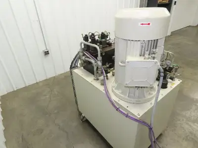 Voith IPC 5-50 101 2-Pump Hydraulic Power Unit 100 Gal 20 GPM 3000 PSI 40Hp 480V