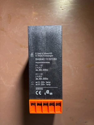 Used DOLD & SÖHNE BA9040.11/301/60 Relays & Switches Illinois US | Aucto #1328683