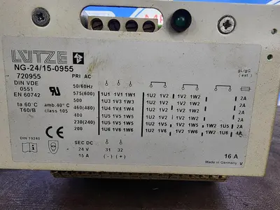 USED LUTZE NG-24/15-0955
