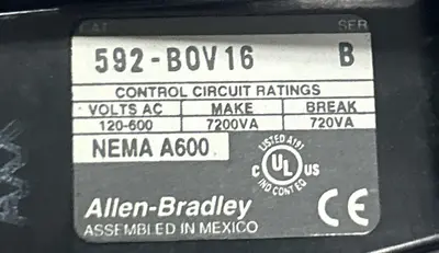 USED ALLEN-BRADLEY 592-BOV16