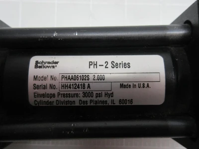 Used SCHRADER BELLOWS _UNKNOWN_ Pneumatic Cylinders Texas US | OCO Industrial #1569210