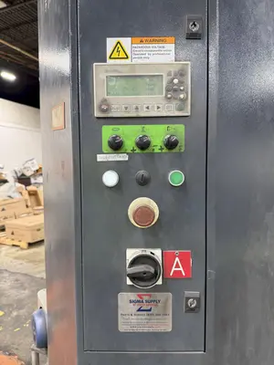 4,000 LBS X 50" X 50" X 98" H STRAN-FLEXER SCALE PACKAGE PALLET SHRINK WRAPPER: YOBRO #24286